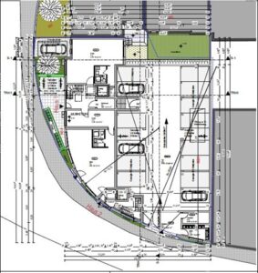 MFH Haus Grundriss KG+EG Erlangen